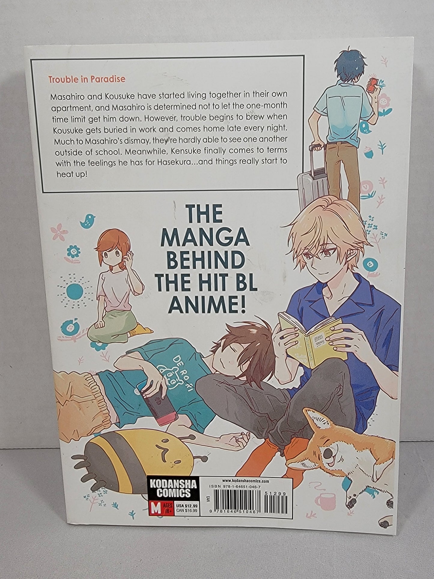 Hitorijime My Hero 10 back cover