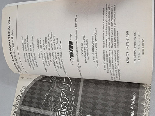 Alice in the Country of Hearts #1 (tokyopop, 2010, English, Quinrose)