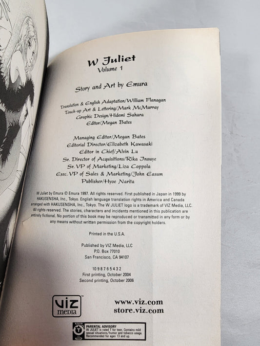 W Juliet #1 (Viz Media, Emura, English)