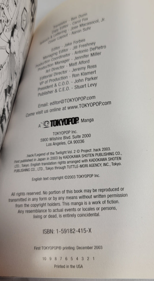 .hack: Legend of the Twilight #2