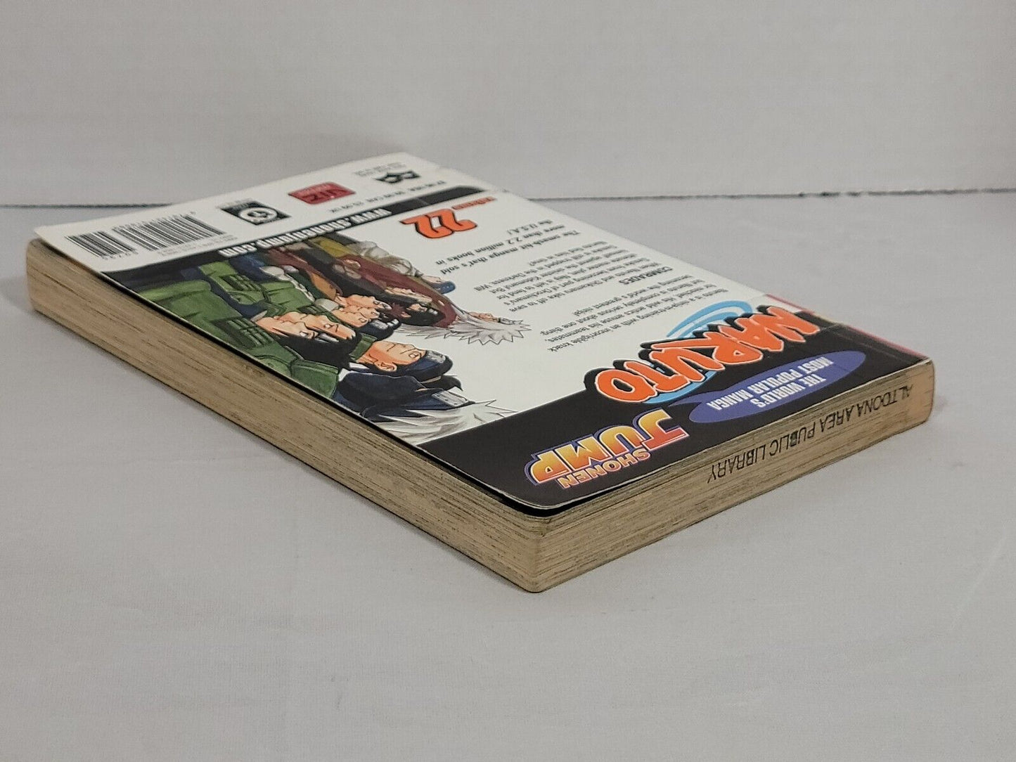 Naruto, Vol. 22 by Masashi Kishimoto Ex-Library copy
