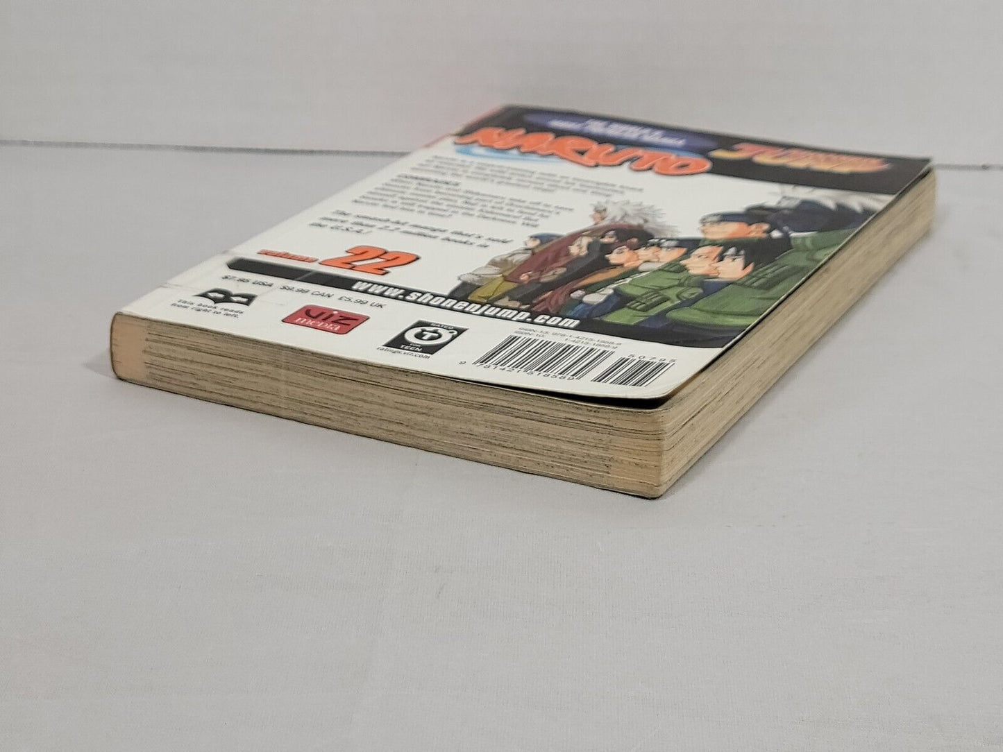 Naruto, Vol. 22 by Masashi Kishimoto Ex-Library copy