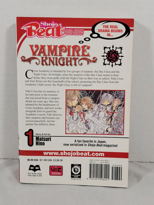 Vampire Knight #1 Matsuri Hino, Viz Media, English, Softcover, Graphic Novel