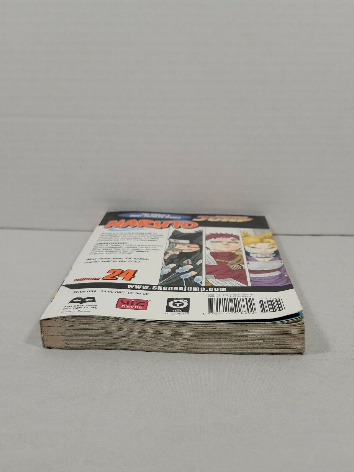 Naruto, Vol. 24 by Masashi Kishimoto (2007, Viz Media, English, Trade Paperback)