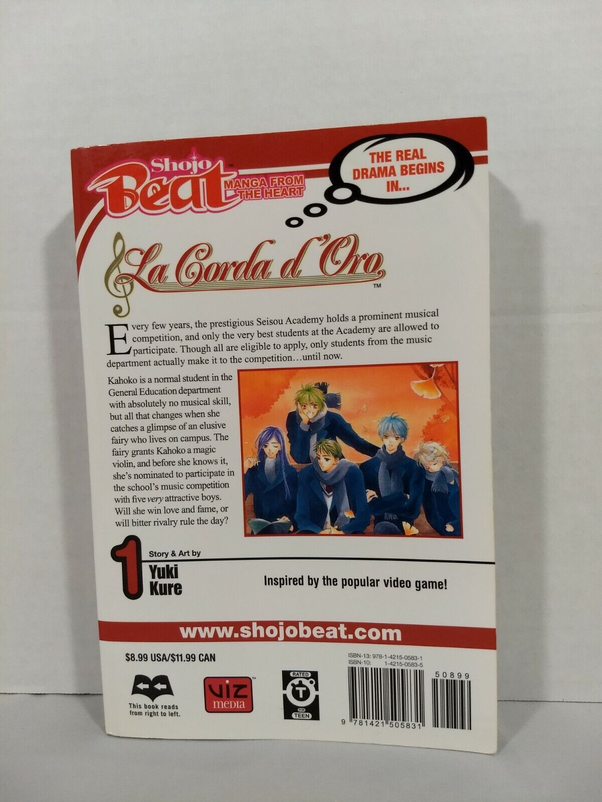 La Corda d'Oro, Vol. 1 by Yuki Kure