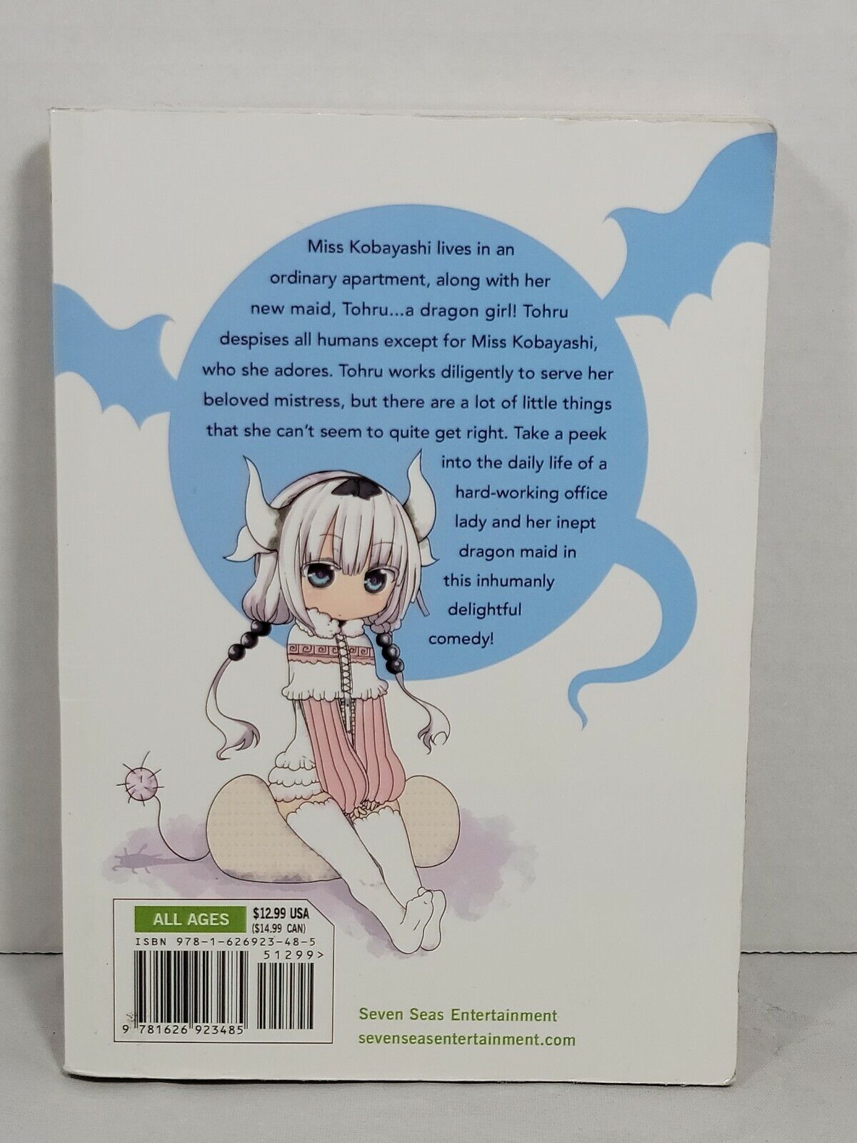 Miss Kobayashi's Dragon Maid Vol. 1 by Coolkyoushinja (Seven Seas, English)