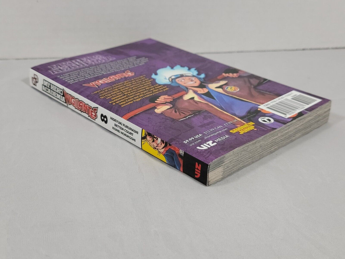 My Hero Academia: Vigilantes #8 Hideyuki Furuhashi, Viz Media, English