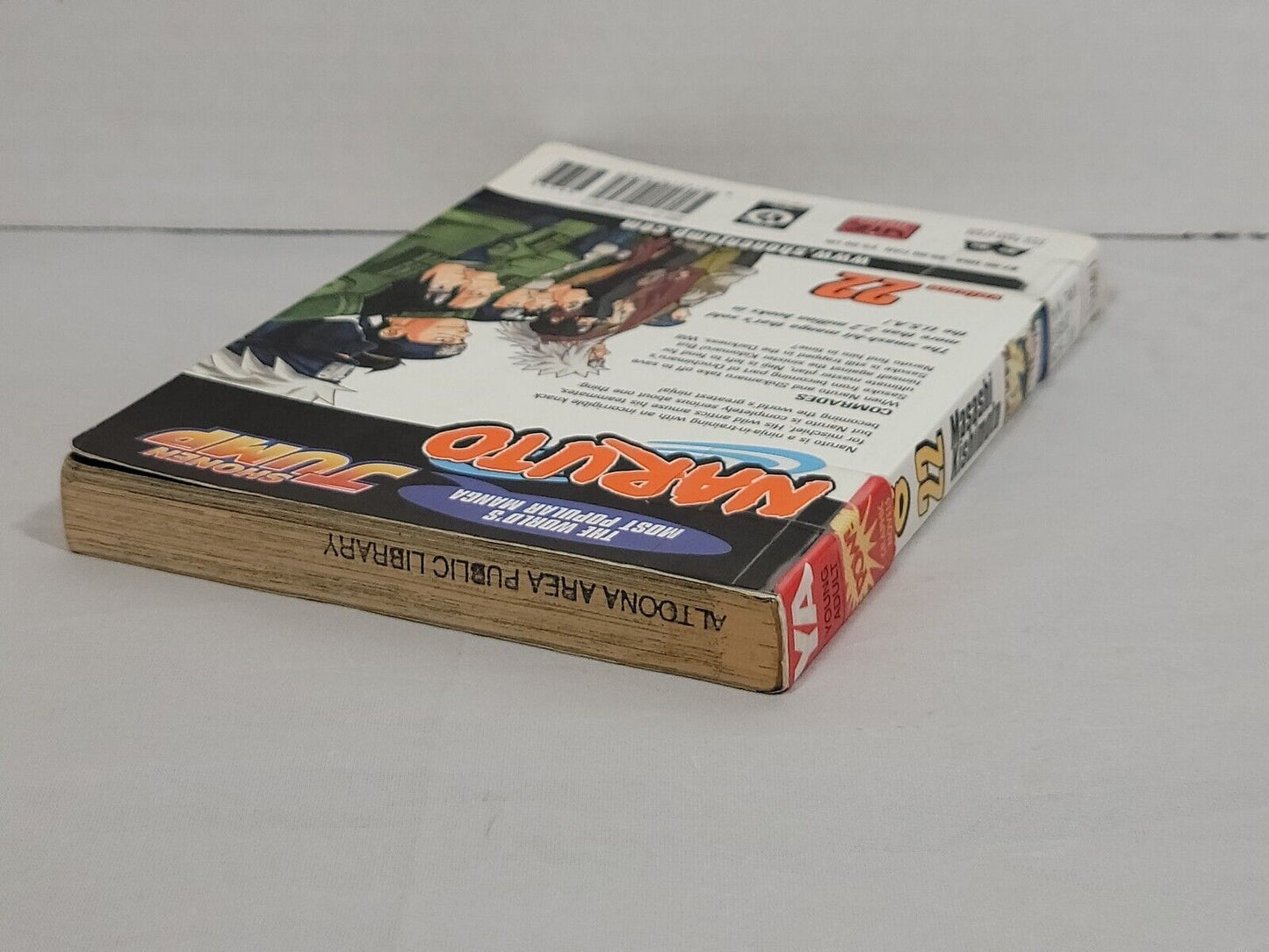 Naruto, Vol. 22 by Masashi Kishimoto Ex-Library copy