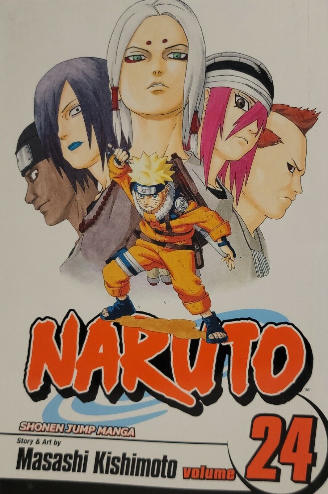 Naruto, Vol. 24 by Masashi Kishimoto (2007, Viz Media, English, Trade Paperback)