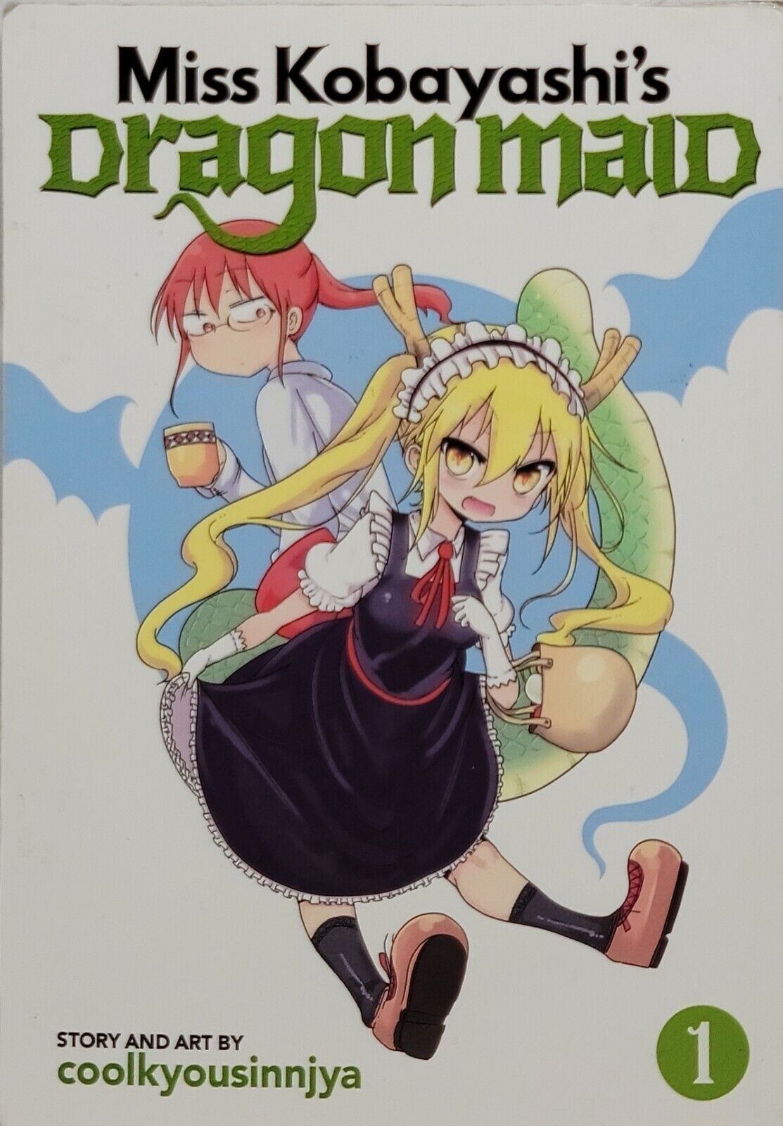 Miss Kobayashi's Dragon Maid Vol. 1 by Coolkyoushinja (Seven Seas, English)
