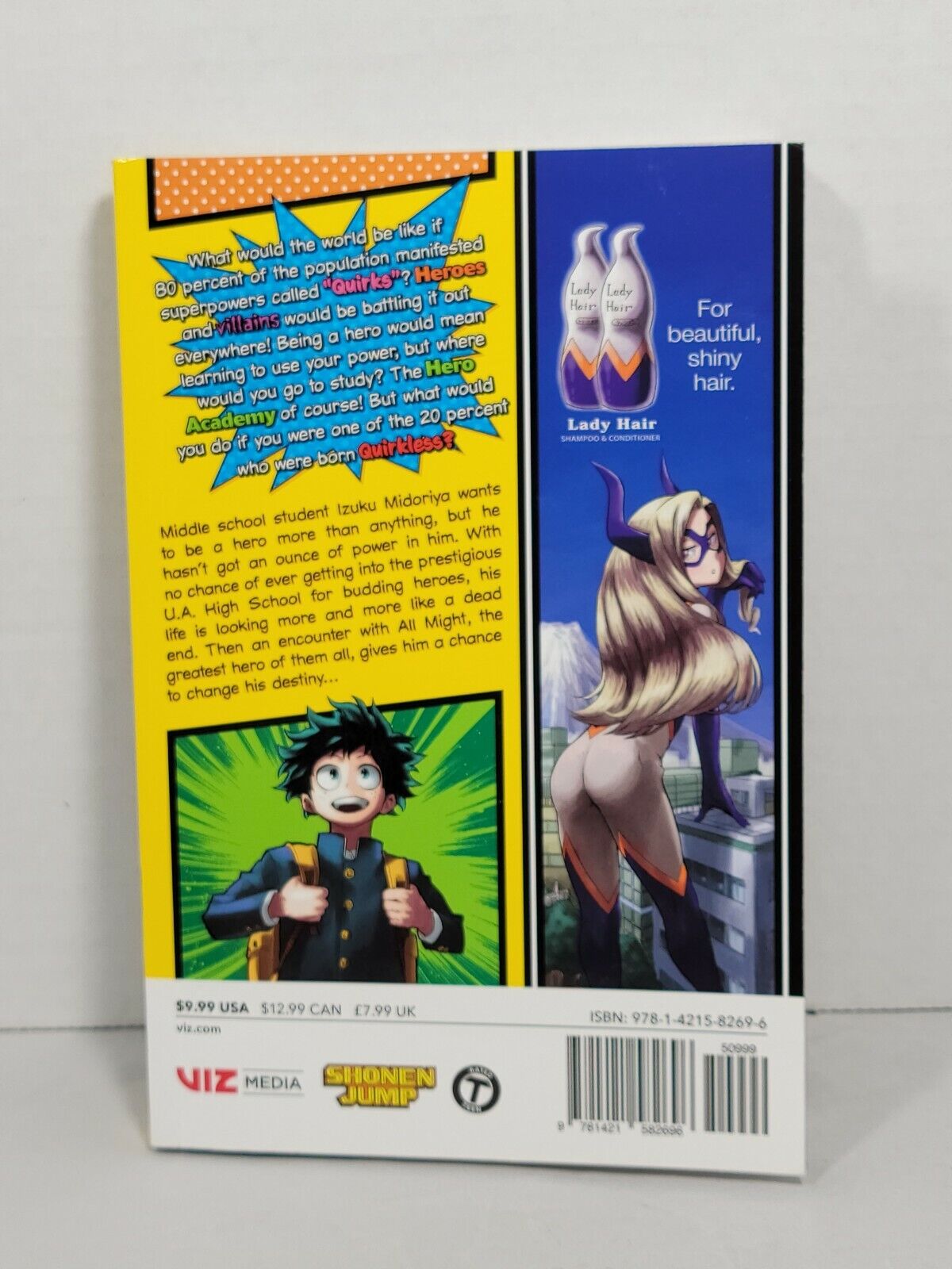 My Hero Academia, Vol. 1 by Kohei Horikoshi (2015, Trade Paperback, English)