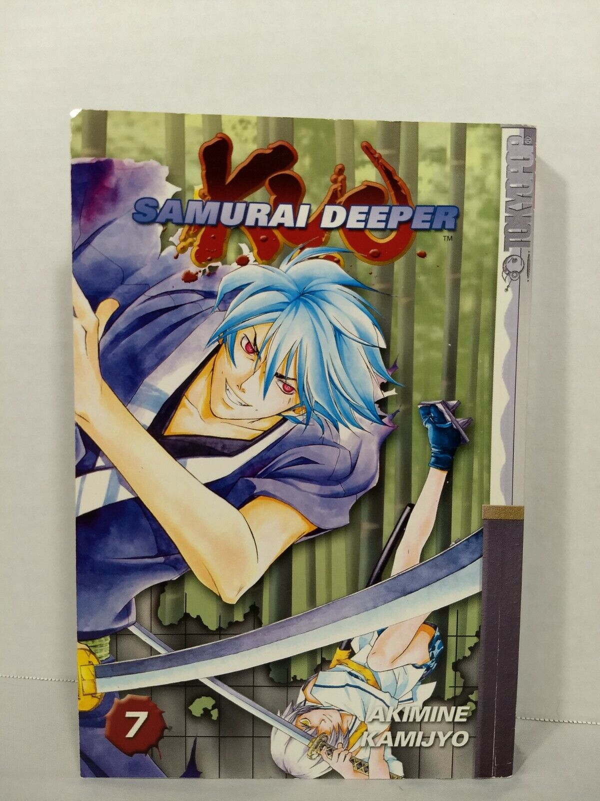 Samurai Deeper Kyo, Vol. 7 by Akimine Kamijyo (2004, Trade Paperback, Tokyopop)
