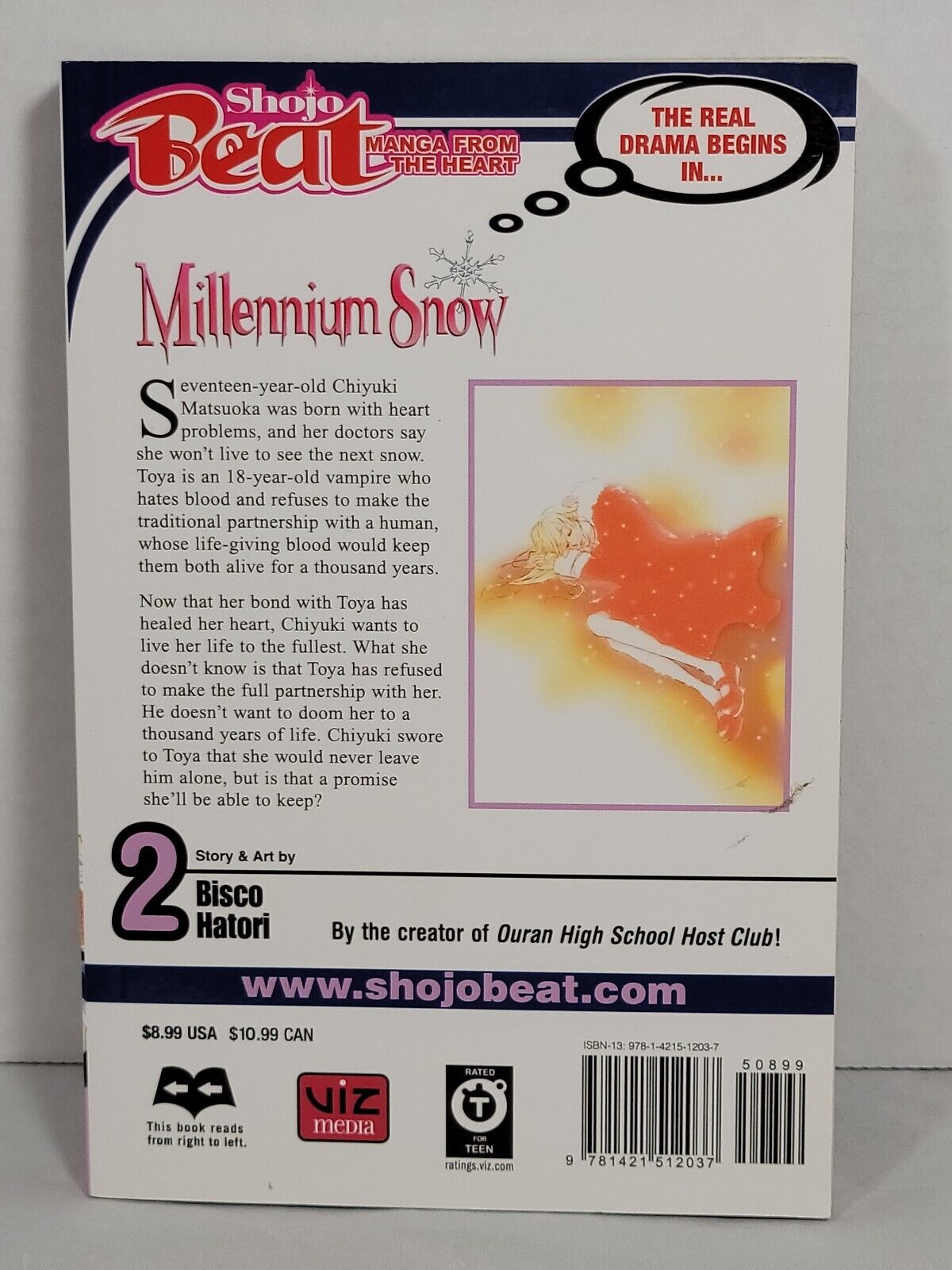 Millennium Snow, Vol. 2 by Bisco Hatori (Trade Paperback, English, Viz media)