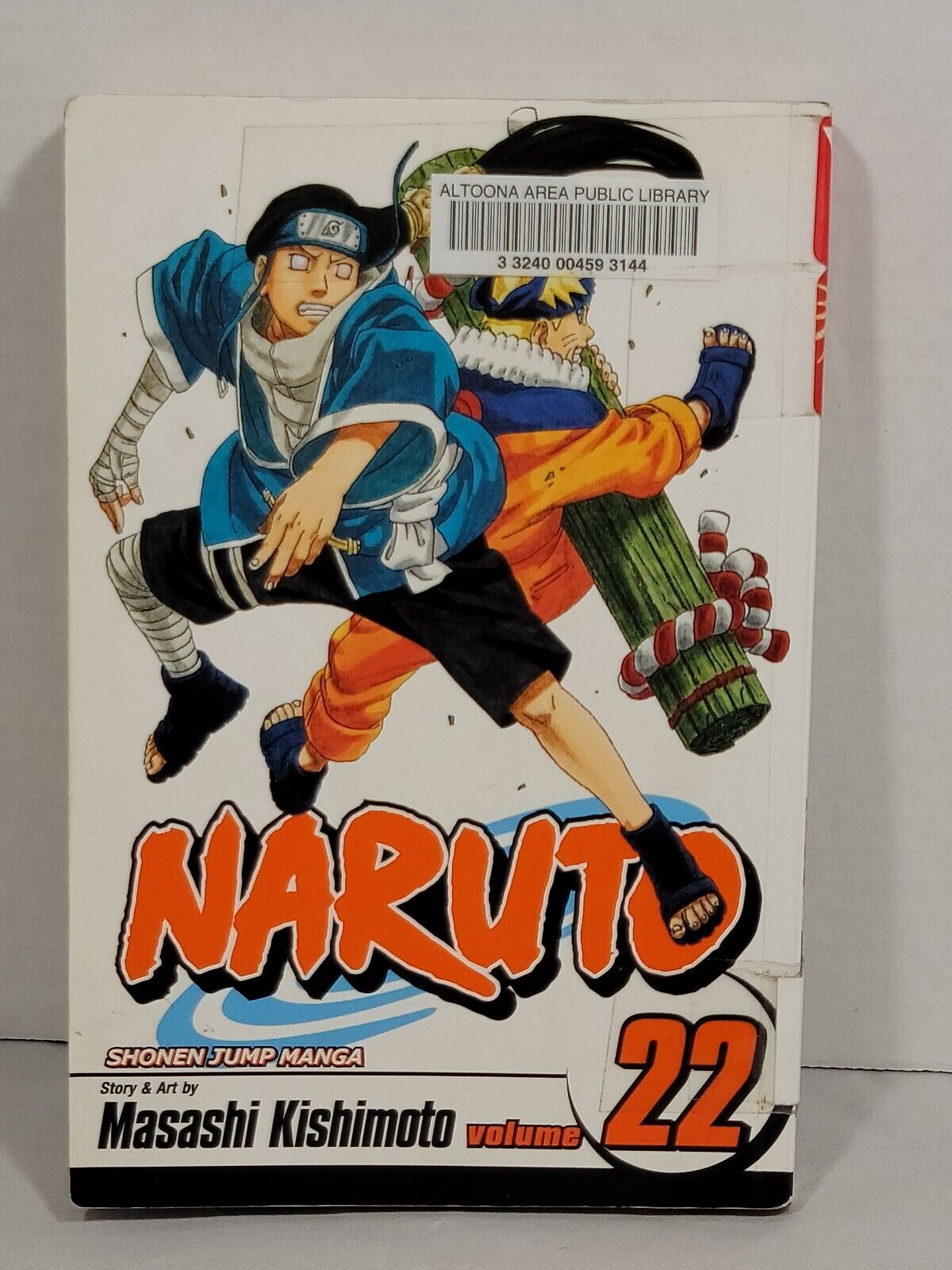 Naruto, Vol. 22 by Masashi Kishimoto Ex-Library copy