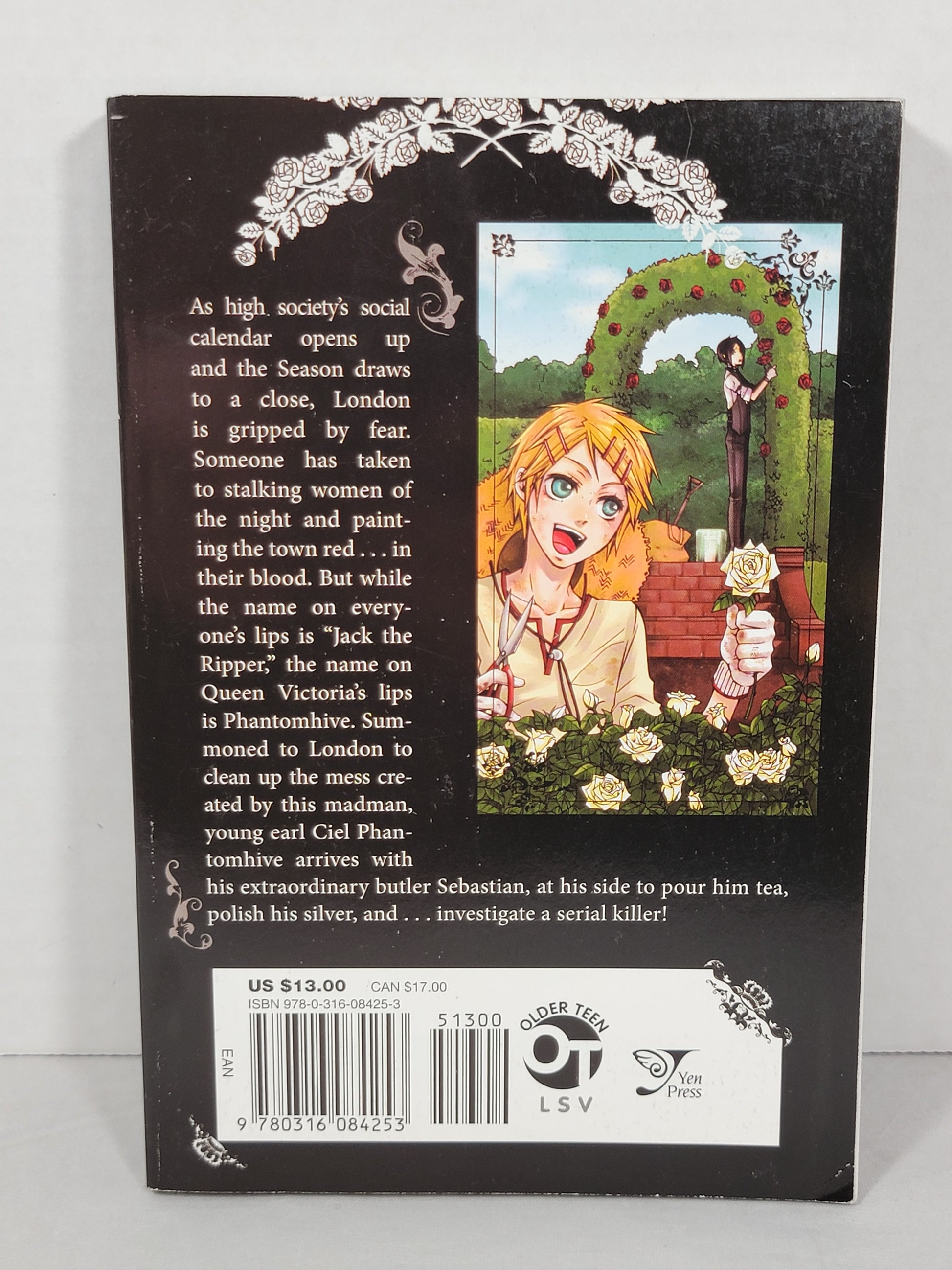 back cover Black Butler Vol. 2