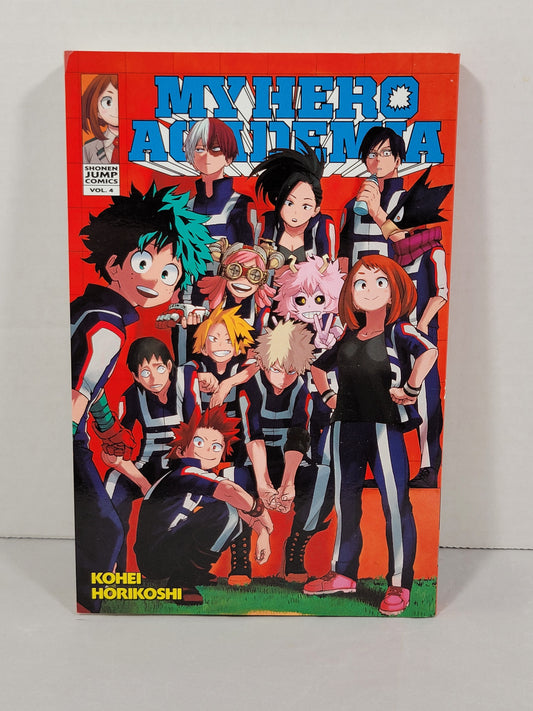 My Hero Academia Vol 4 by Kohei Horikoshi