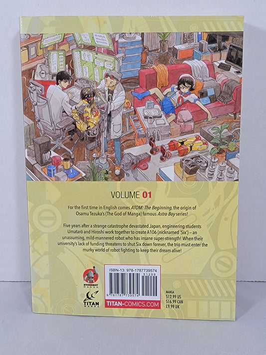 Atom the Beginning #1 (Titan, 2022, Osamu Tezuka, English)