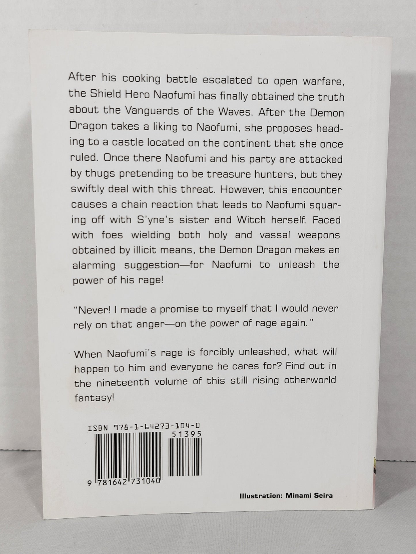 The Rising of the Shield Hero #19 (Light Novel, Aneko Yusagi, English, 2020)