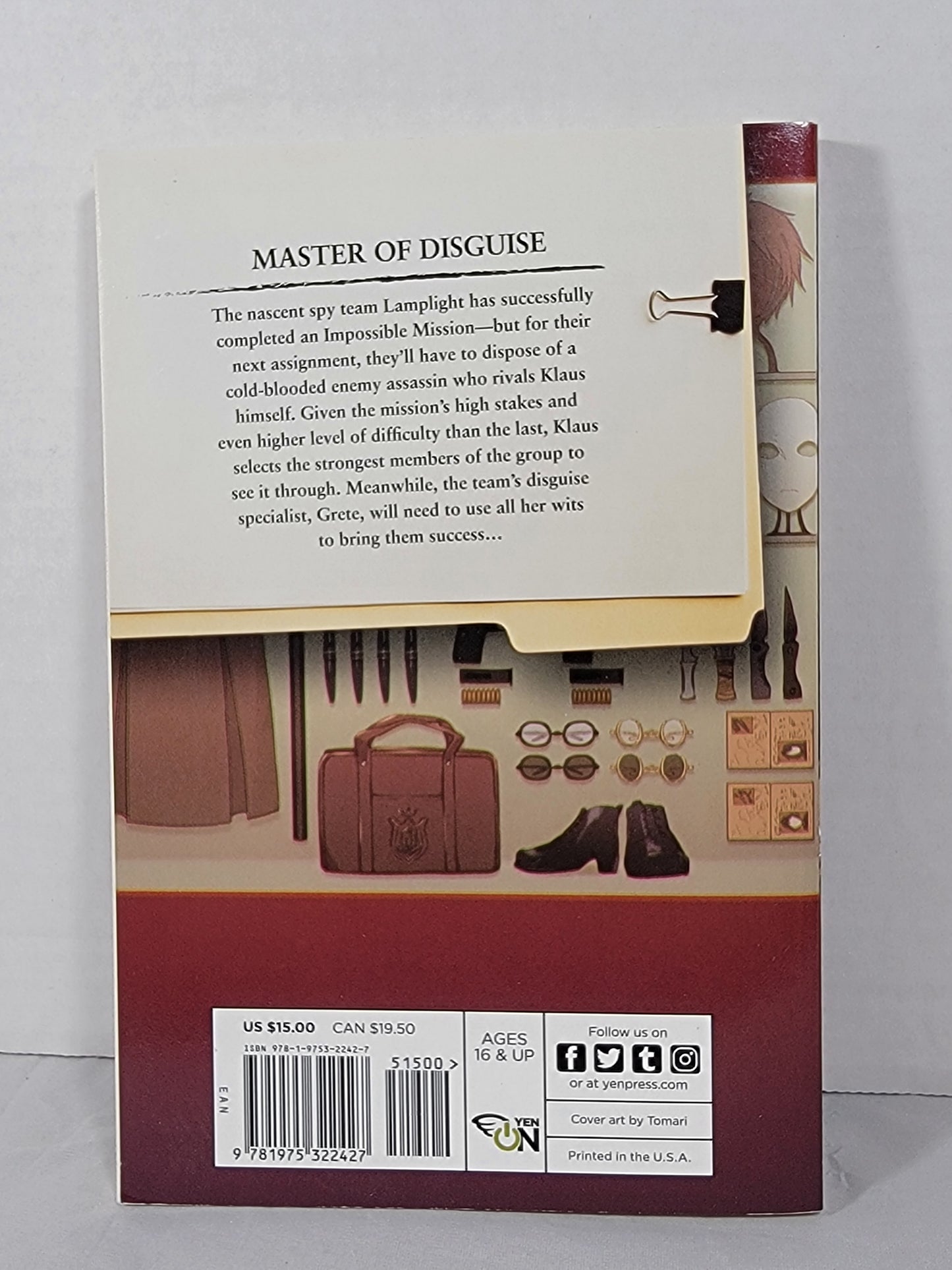 Spy Classroom #2 (Light Novel, Takemachi, Tomari, 2022, English, Yen On)