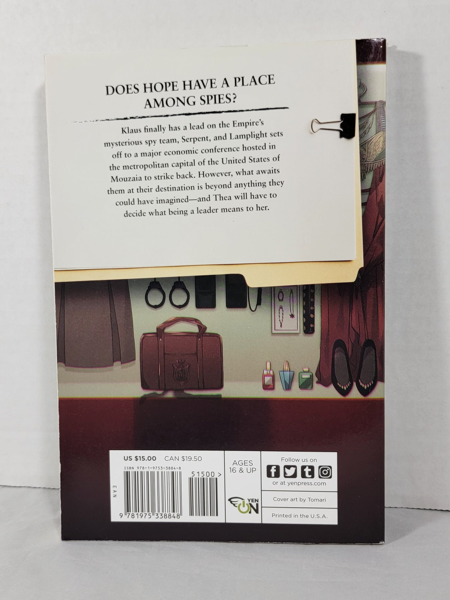 Spy Classroom #4 (Light Novel, Takemachi, Tomari, 2022, English, Yen On)