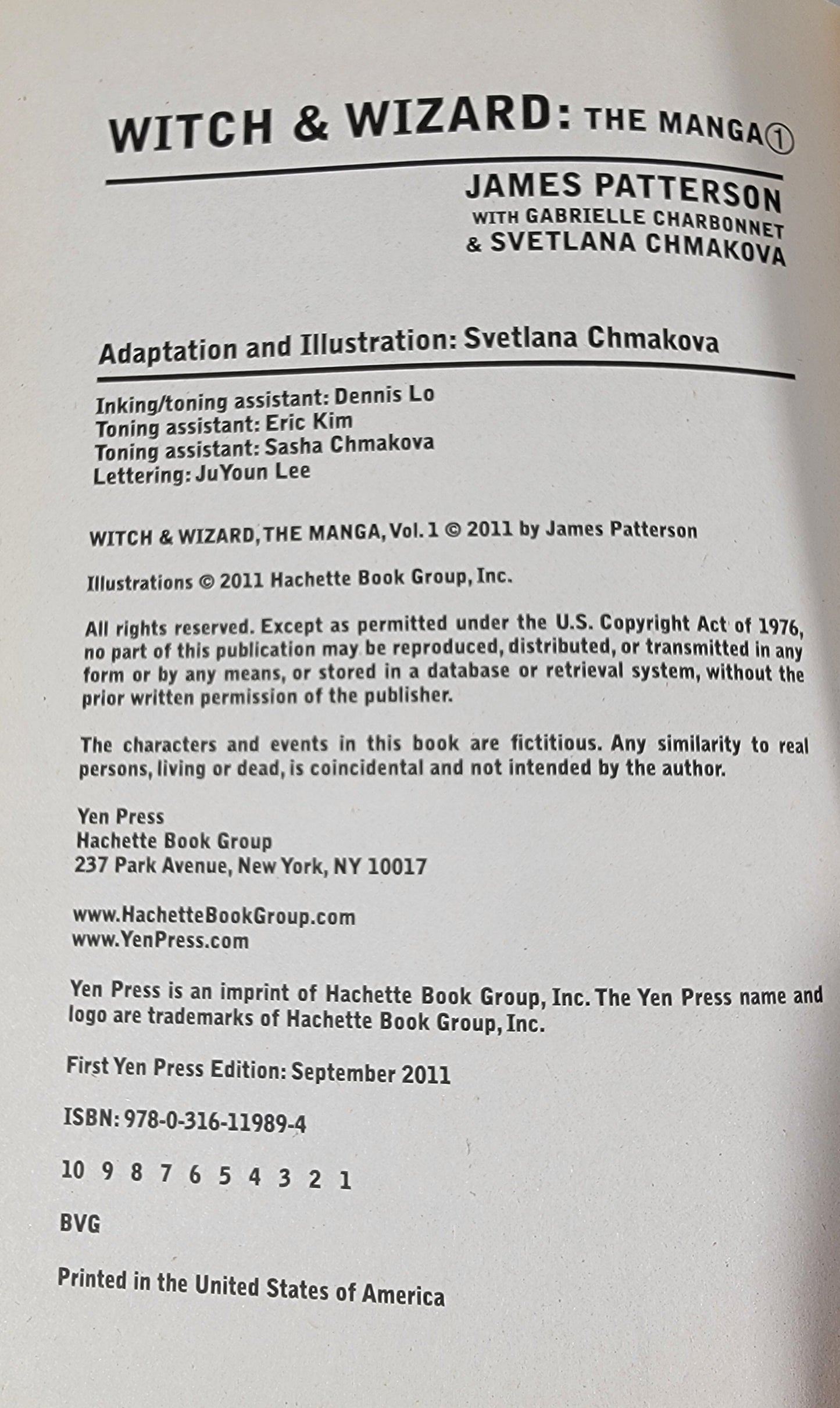 Witch & Wizard #1 (Manga)