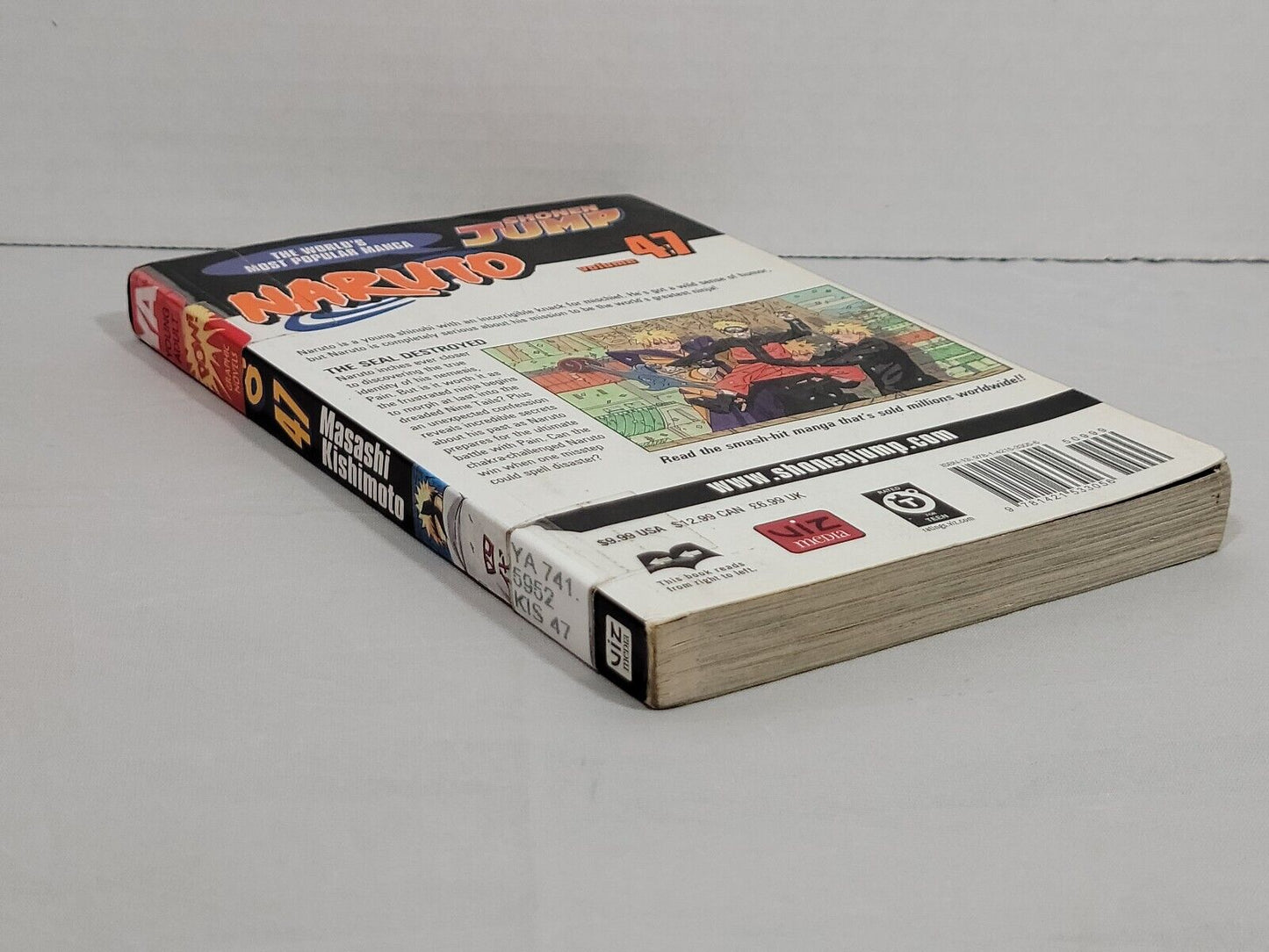 Naruto, Vol. 47 by Masashi Kishimoto Ex-Library copy