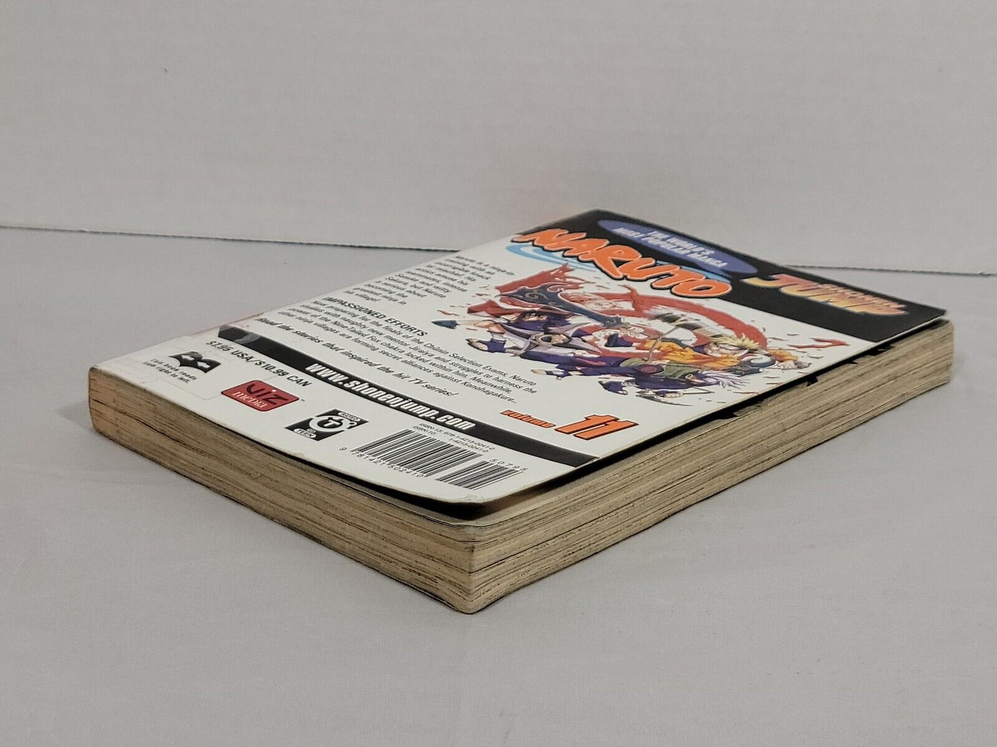 Naruto, Vol. 11 by Masashi Kishimoto Ex-Library copy