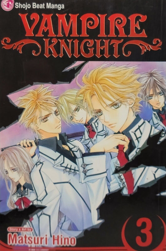 Vampire Knight, Vol. 3 by Matsuri Hino (2007 Trade Paperback, Viz Media English)