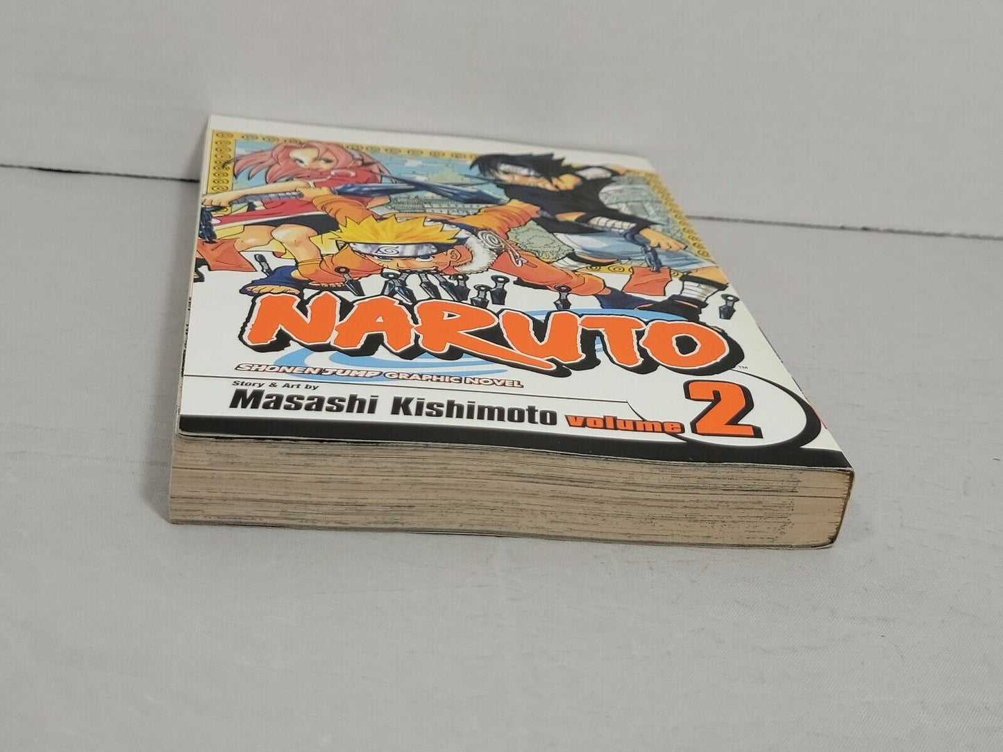 Naruto, Vol. 2 by Masashi Kishimoto (2003, Trade Paperback, Viz Media, English)