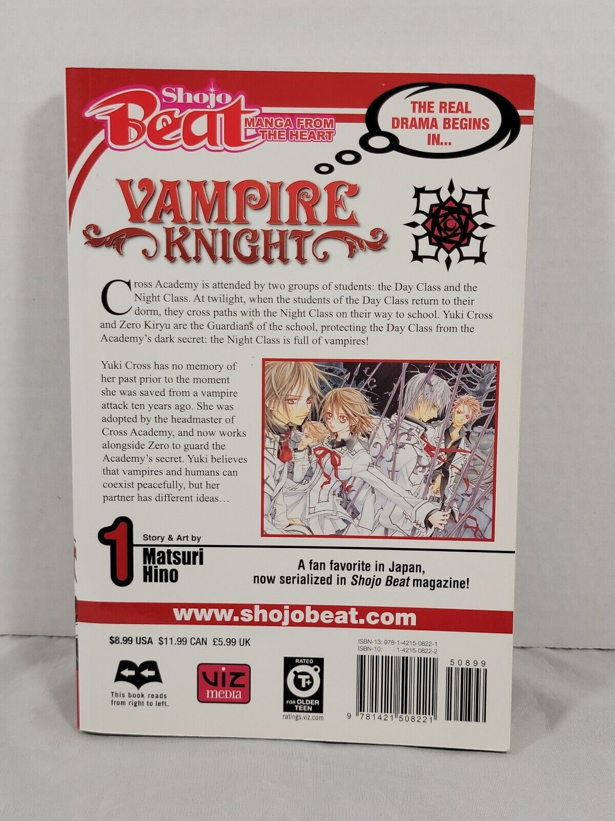 Vampire Knight #1 Matsuri Hino, Viz Media, English, Softcover, Graphic Novel