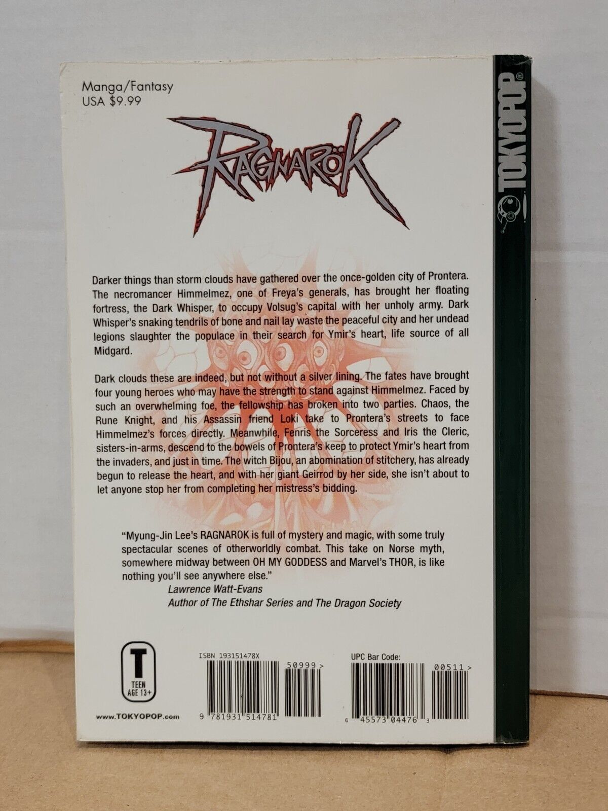 Ragnarok, Vol. 6 by Myung-Jin Lee (Trade Paperback, English, Tokyopop)