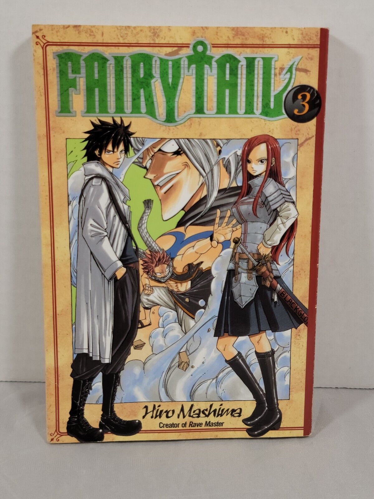 Fairy Tail #3  Hiro Mashima, Del Rey, English, Softcover, Graphic Novel, Fantasy