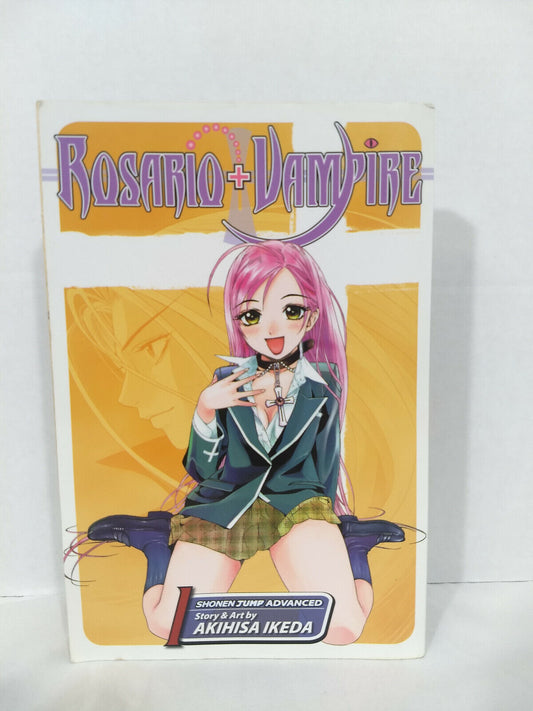 Rosario+Vampire, Vol. 1 By Akihiska Ikeda (Viz Media, English Manga)