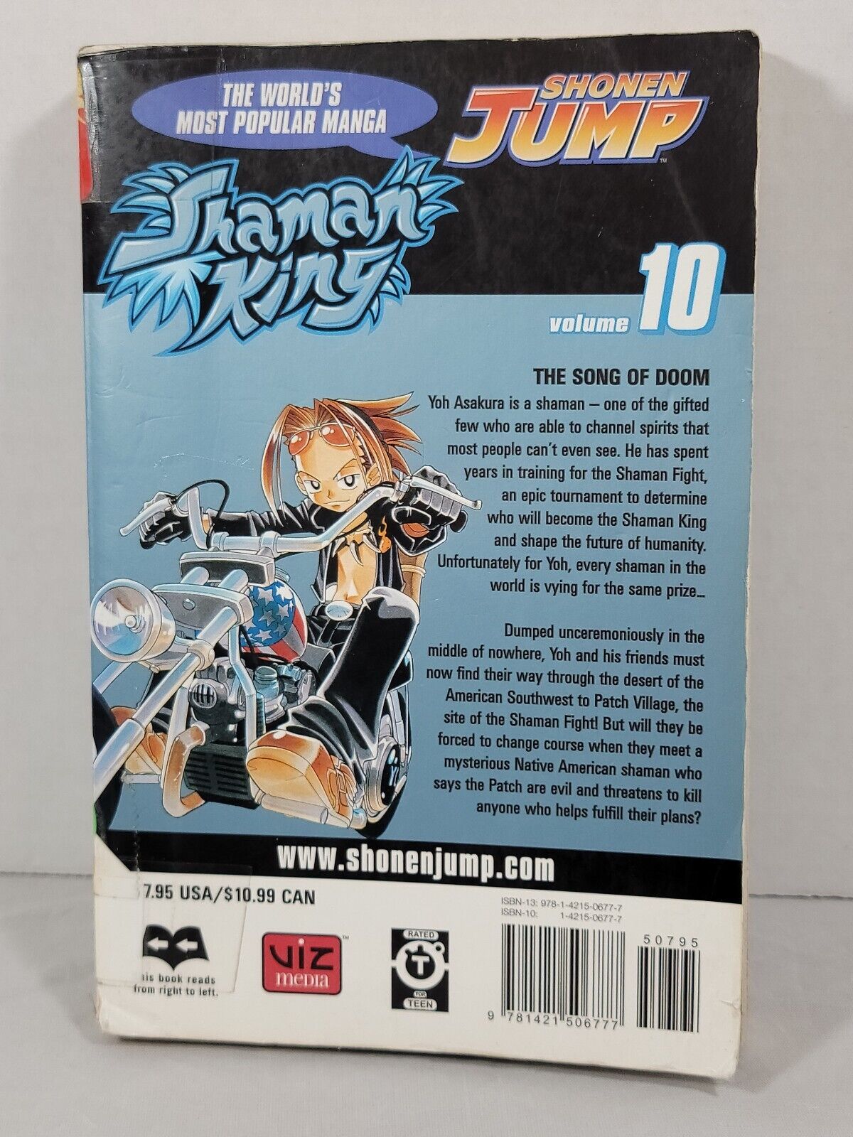 Shaman King, Vol. 10 by Hiroyuki Takei Ex-Library copy