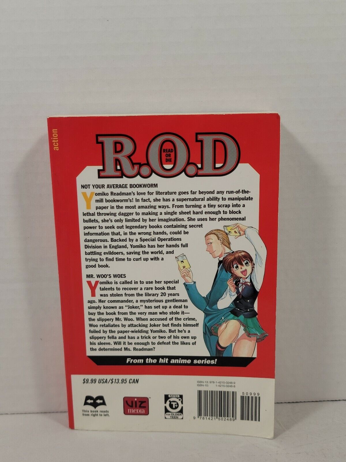 Read or Die, Vol. 1 by Shutaro Yamada (2006, Viz Media, English,Trade Paperback)