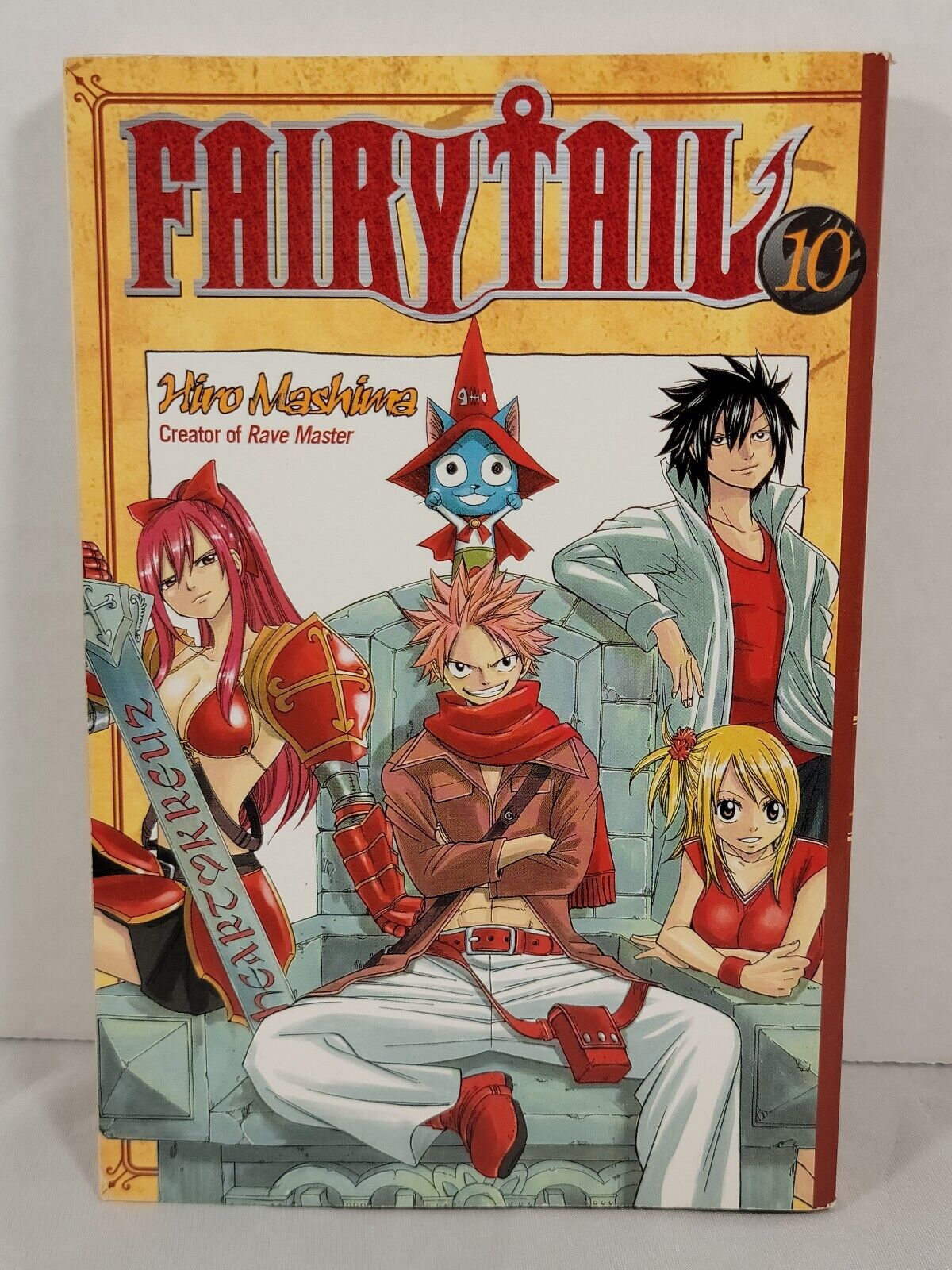 Fairy Tail #10 Hiro Mashima, Del Rey, English, Softcover, Graphic Novel, Fantasy