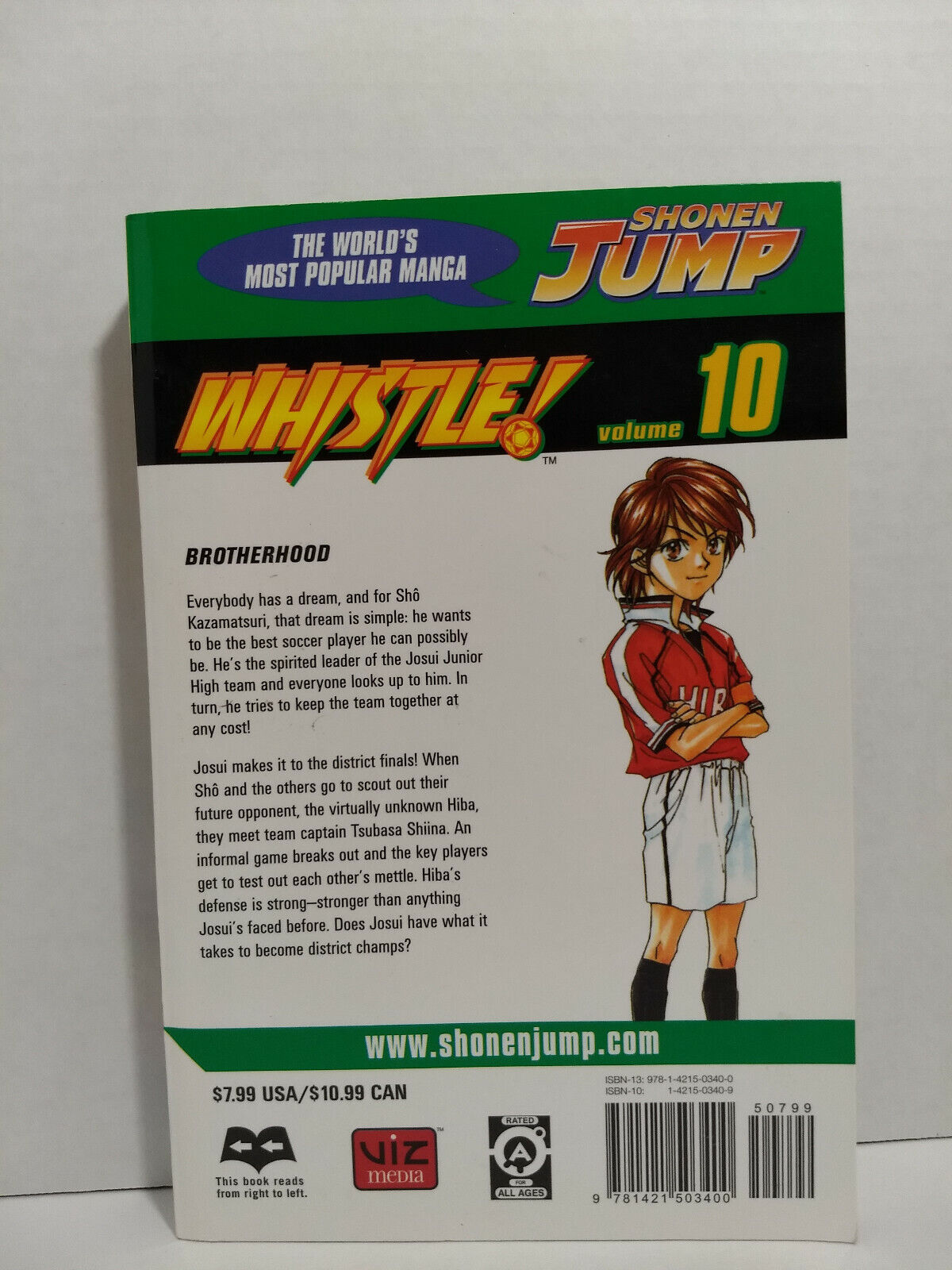 Whistle! Vol. 10 by Daisuke Higuchi (Viz Media, English Manga)