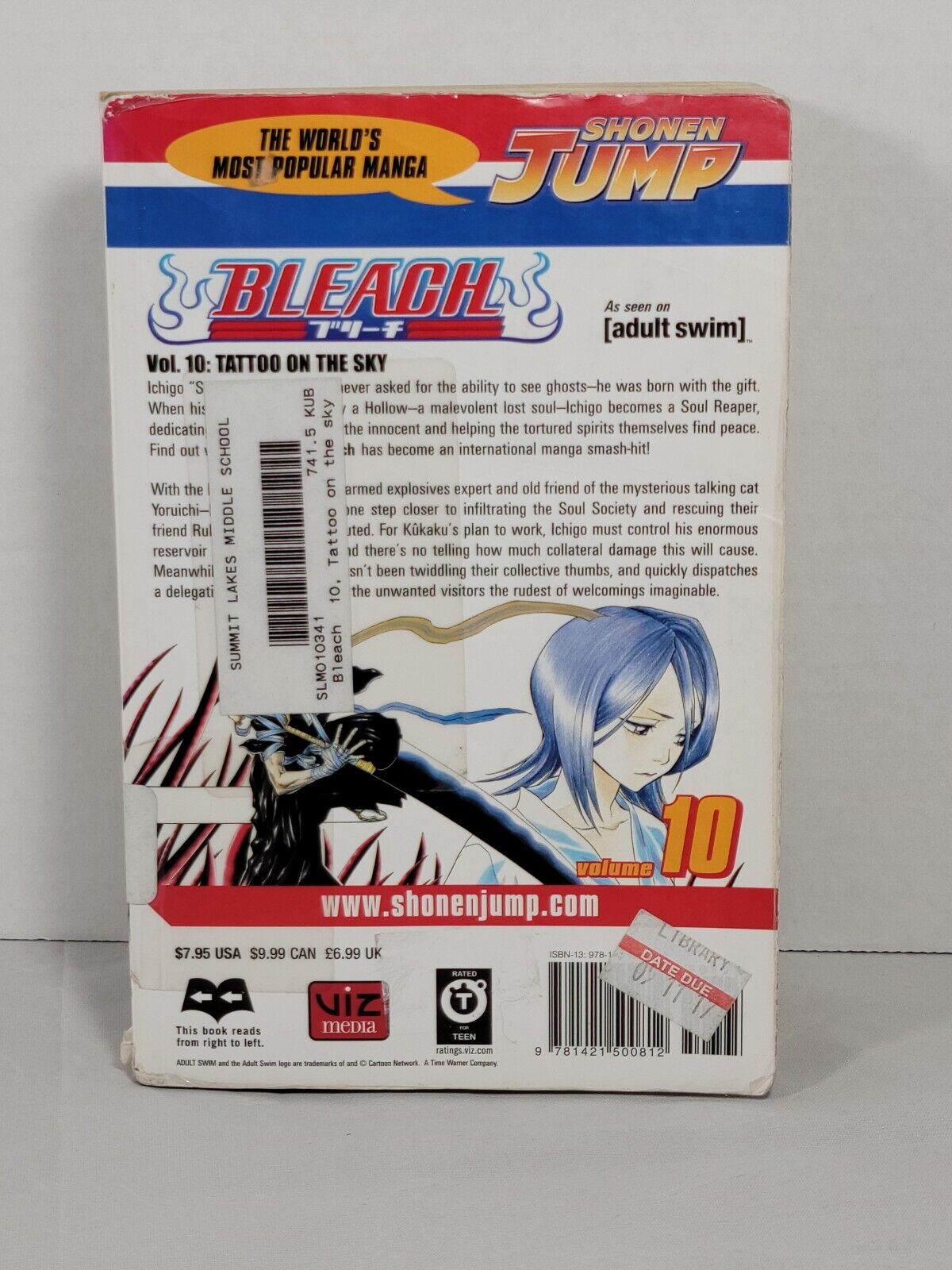 Bleach #10 by Tite Kubo Ex-Library copy