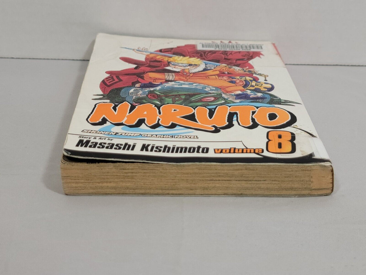 Naruto, Vol. 8 by Masashi Kishimoto Ex-Library copy