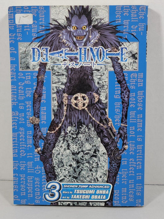 Death Note, Vol. 3 by Tsugumi Ohba (2006, Trade Paperback, English, Viz Media)