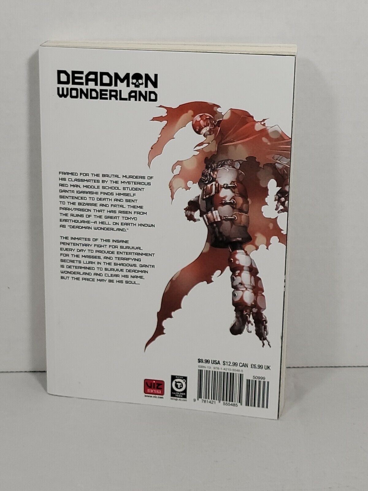 Deadman Wonderland, Vol. 1 Jinsei Kataoka and Kazuma Kondou, Viz Media, English