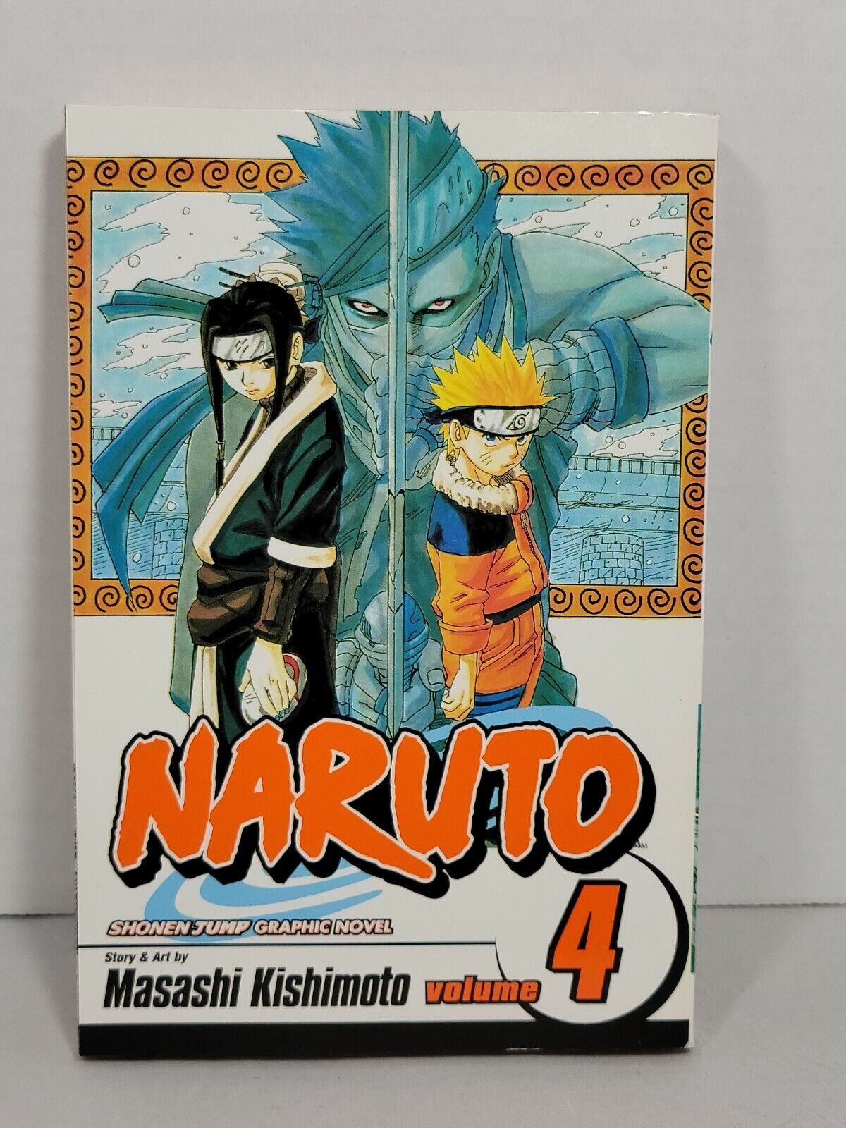 Naruto, Vol. 4 by Masashi Kishimoto (2004, Trade Paperback, Viz Media, English)