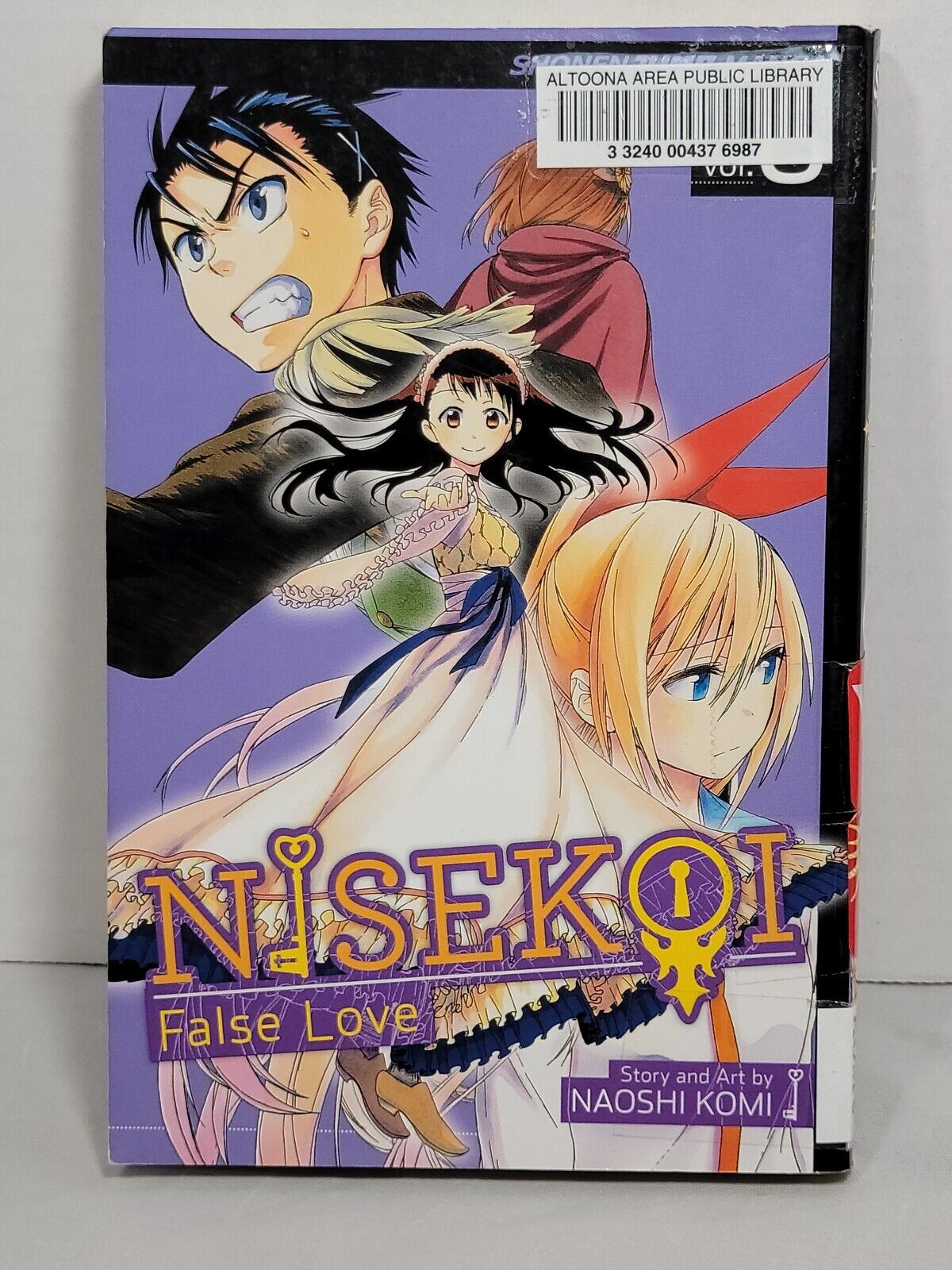 Nisekoi: False Love, Vol. 6 by Naoshi Komi Ex-Library copy