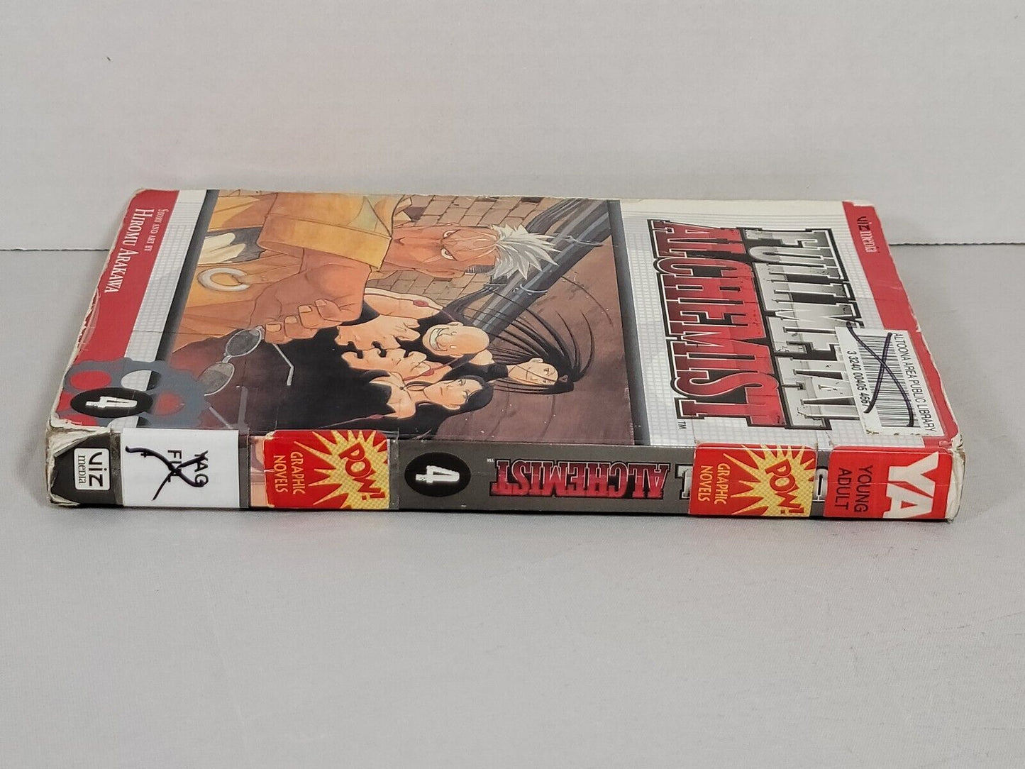 Fullmetal Alchemist, Vol. 4 by Hiromu Arakawa Ex-Library copy