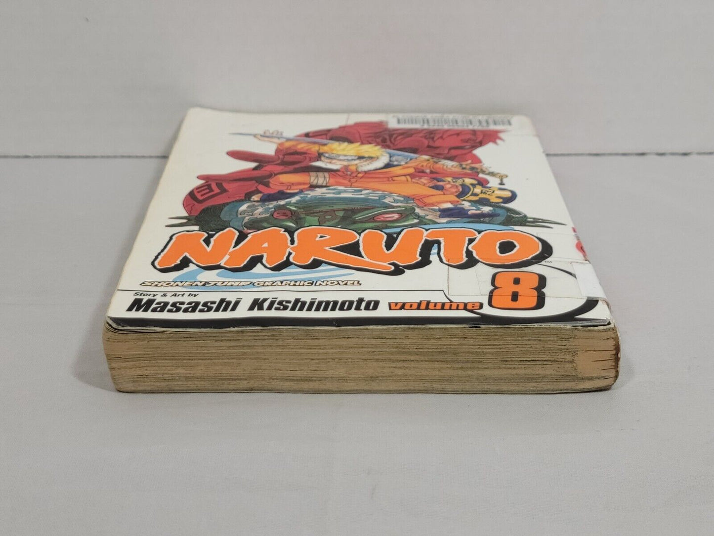 Naruto, Vol. 8 by Masashi Kishimoto Ex-Library copy