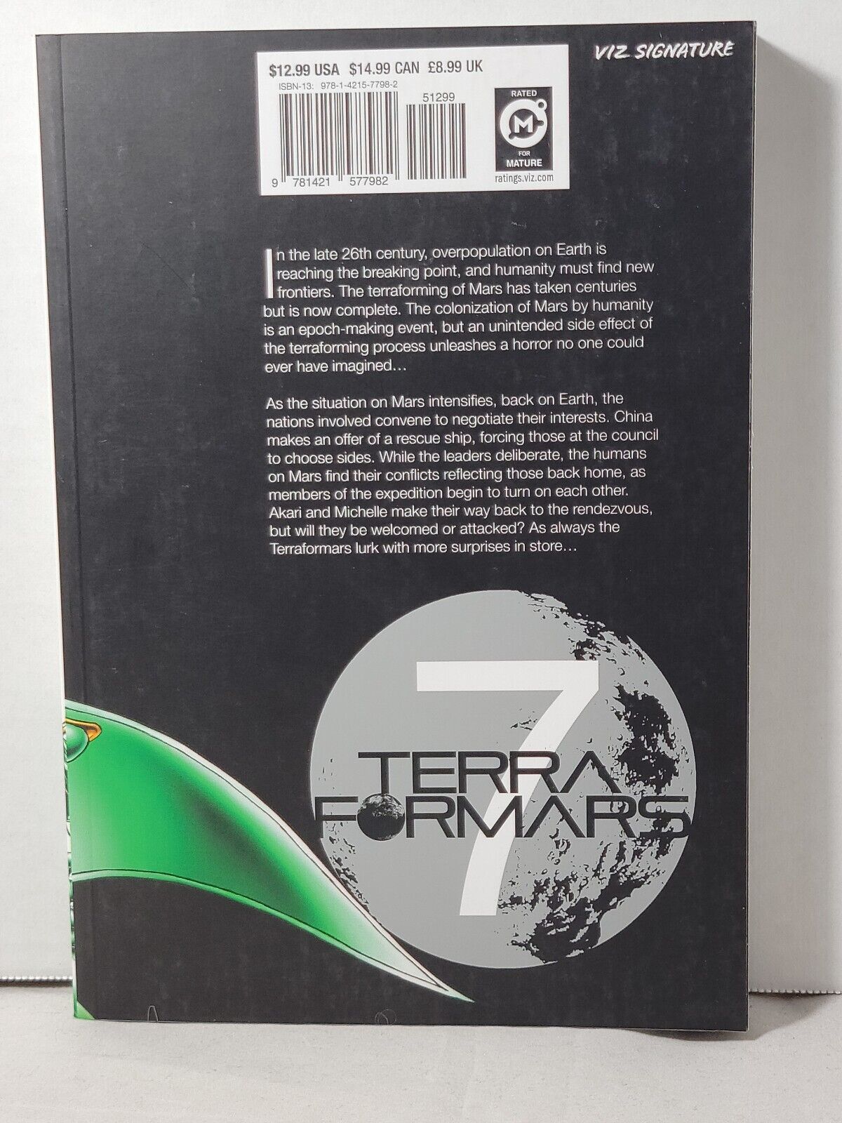 Terra Formars, Vol. 7 by Yu Sasuga (2015, Trade Paperback, English, Viz Media )