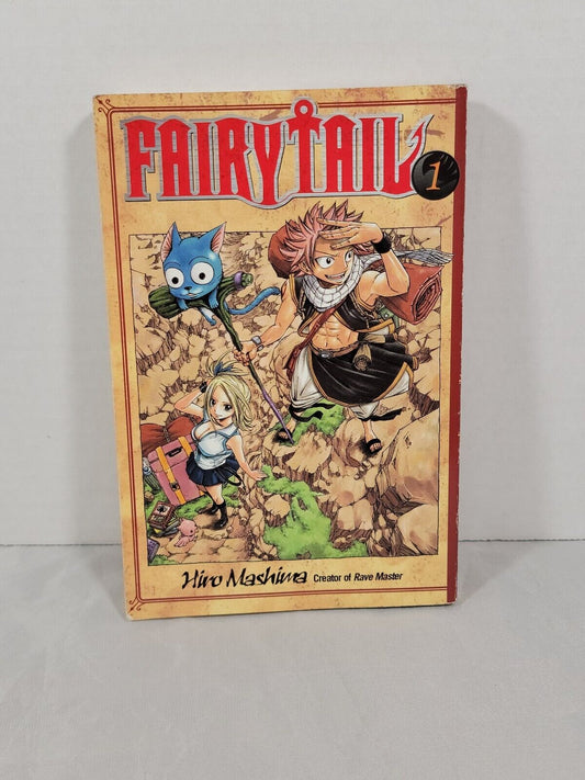 Fairy Tail #1 Hiro Mashima, Del Rey, English, Softcover, Graphic Novel, Fantasy