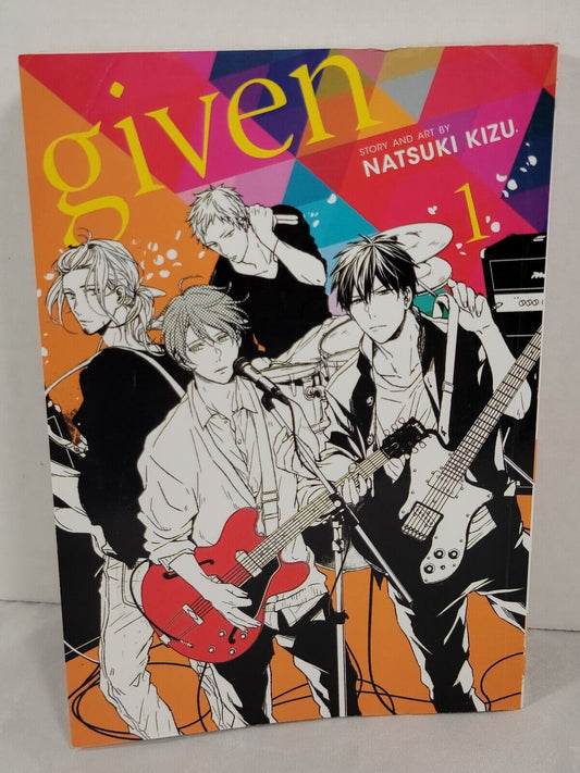 Given #1 Natsuki Kizu, SUBLIME, English, Softcover, Graphic Novel , Romance