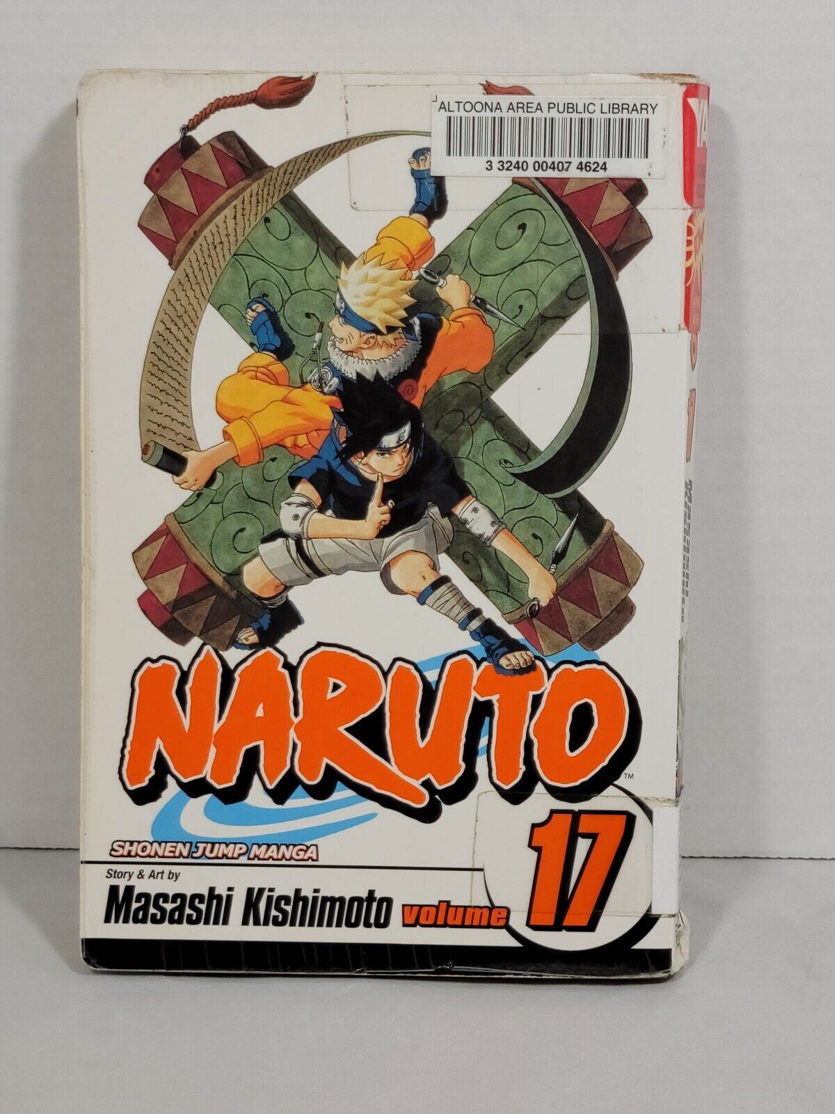 Naruto, Vol. 17 by Masashi Kishimoto Ex-Library copy