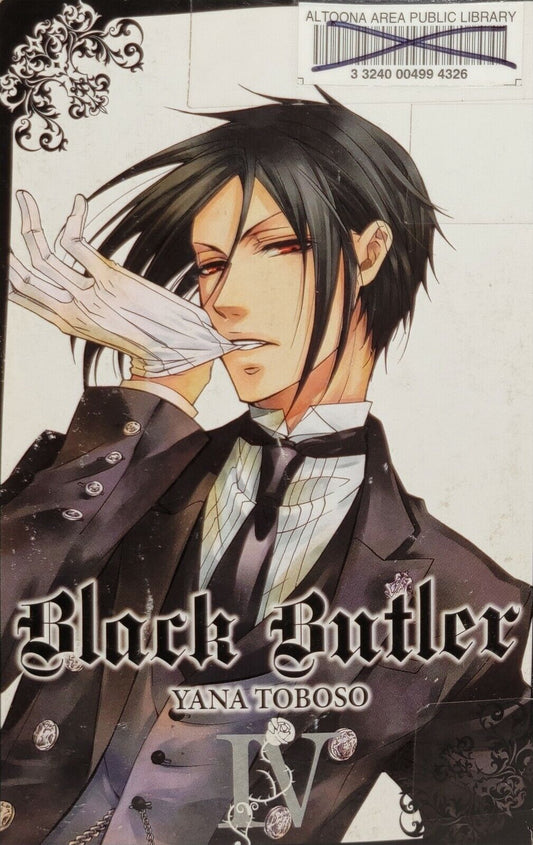 Black Butler #4 by Yana Toboso Ex-library copy